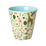 Melamin Kinderbecher "Fun Fair" - M (Mint)