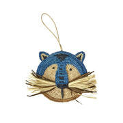 Wanddekoration "Raffia - Animal" - M (Blau) Rice