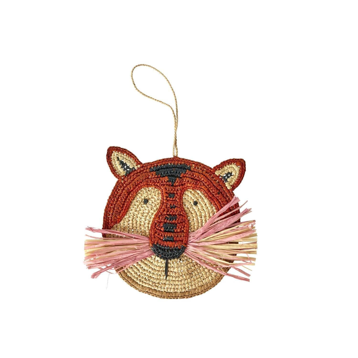 Wanddekoration "Raffia - Animal" - M (Burnt Terracotta) Rice