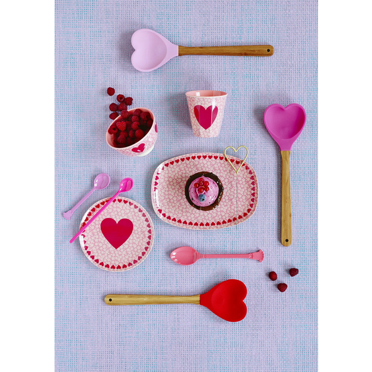 Melamin Becher "Vintage Heart"