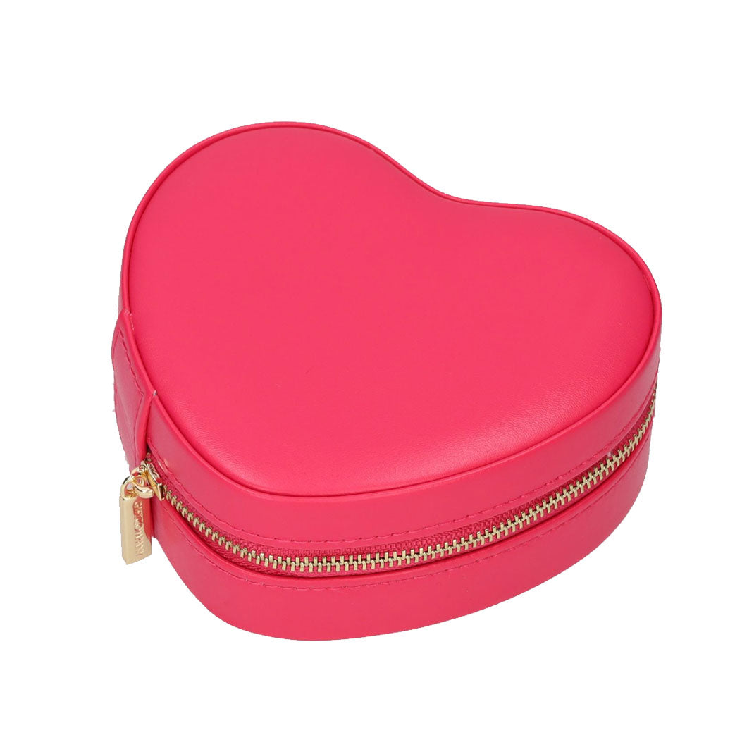 Schmucketui "Treasure - Herz" - 1x11x5,2 cm (Fuchsia)