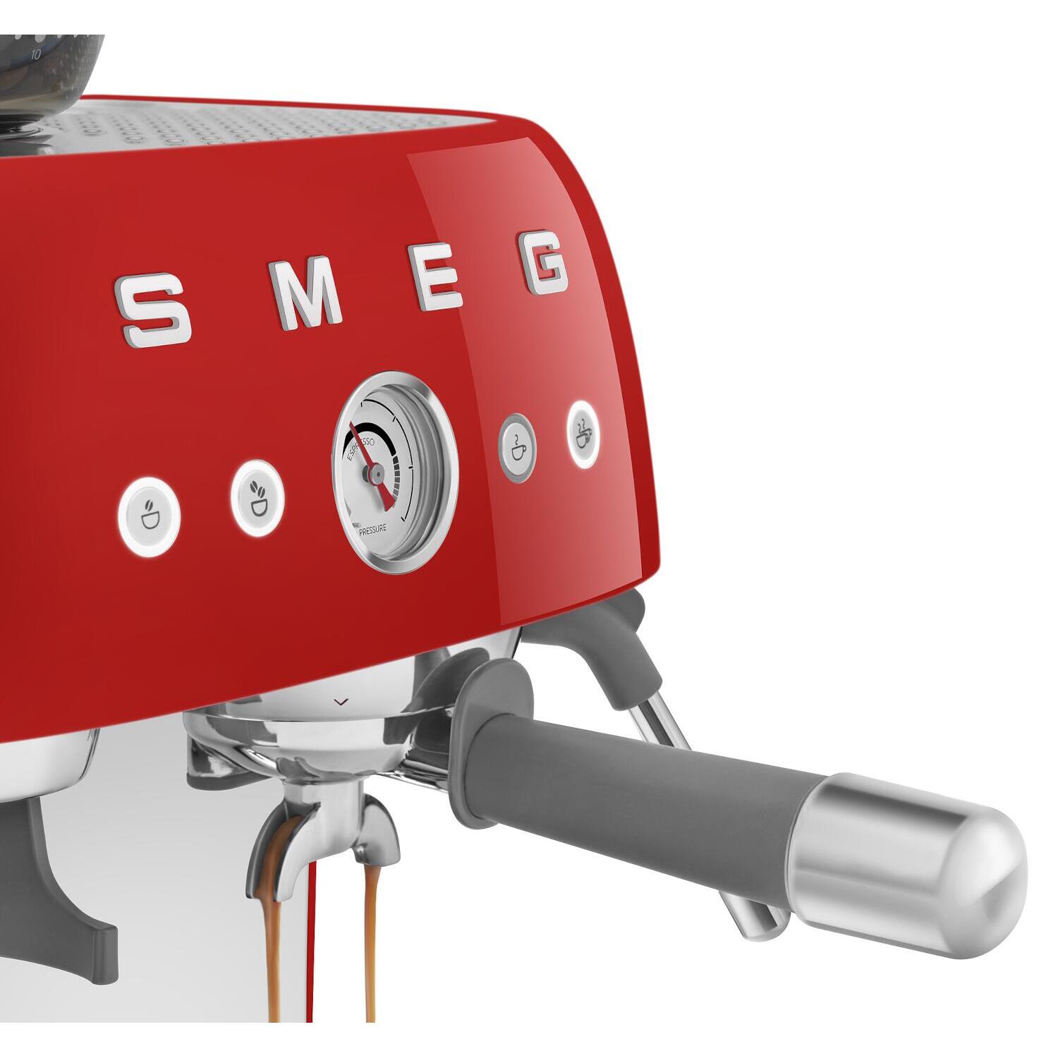 smeg Espresso-Kaffeemaschine "50's Retro Style" (Rot)