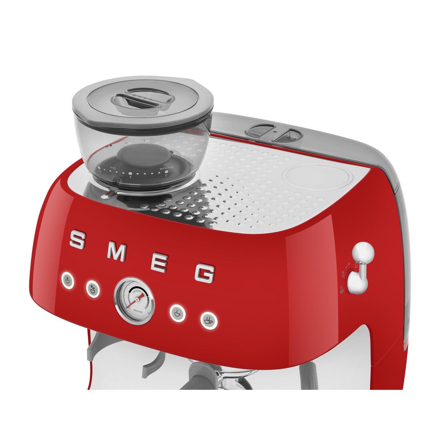 smeg Espresso-Kaffeemaschine "50's Retro Style" (Rot)
