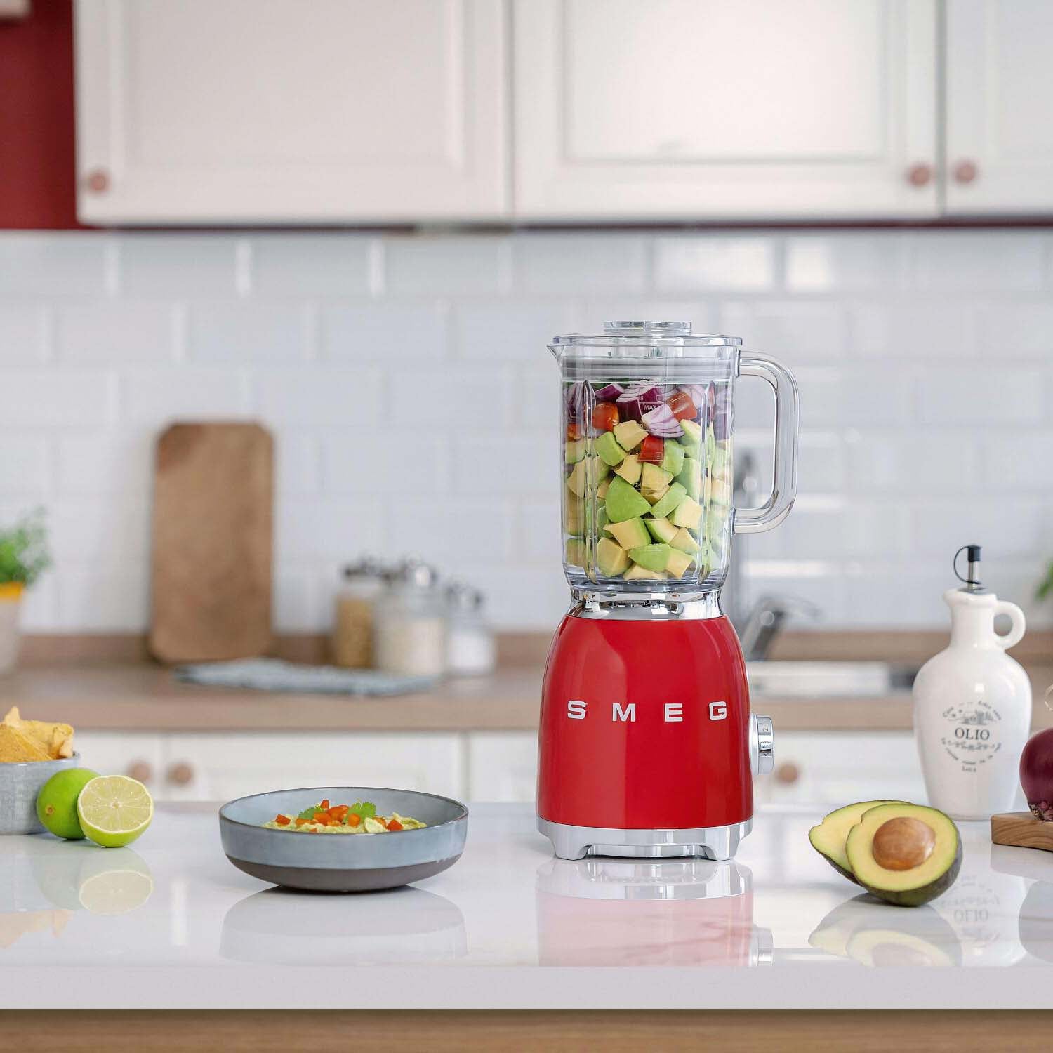 smeg Standmixer "50's Retro Style" - 19,7x16,3x39,7 cm (Rot)