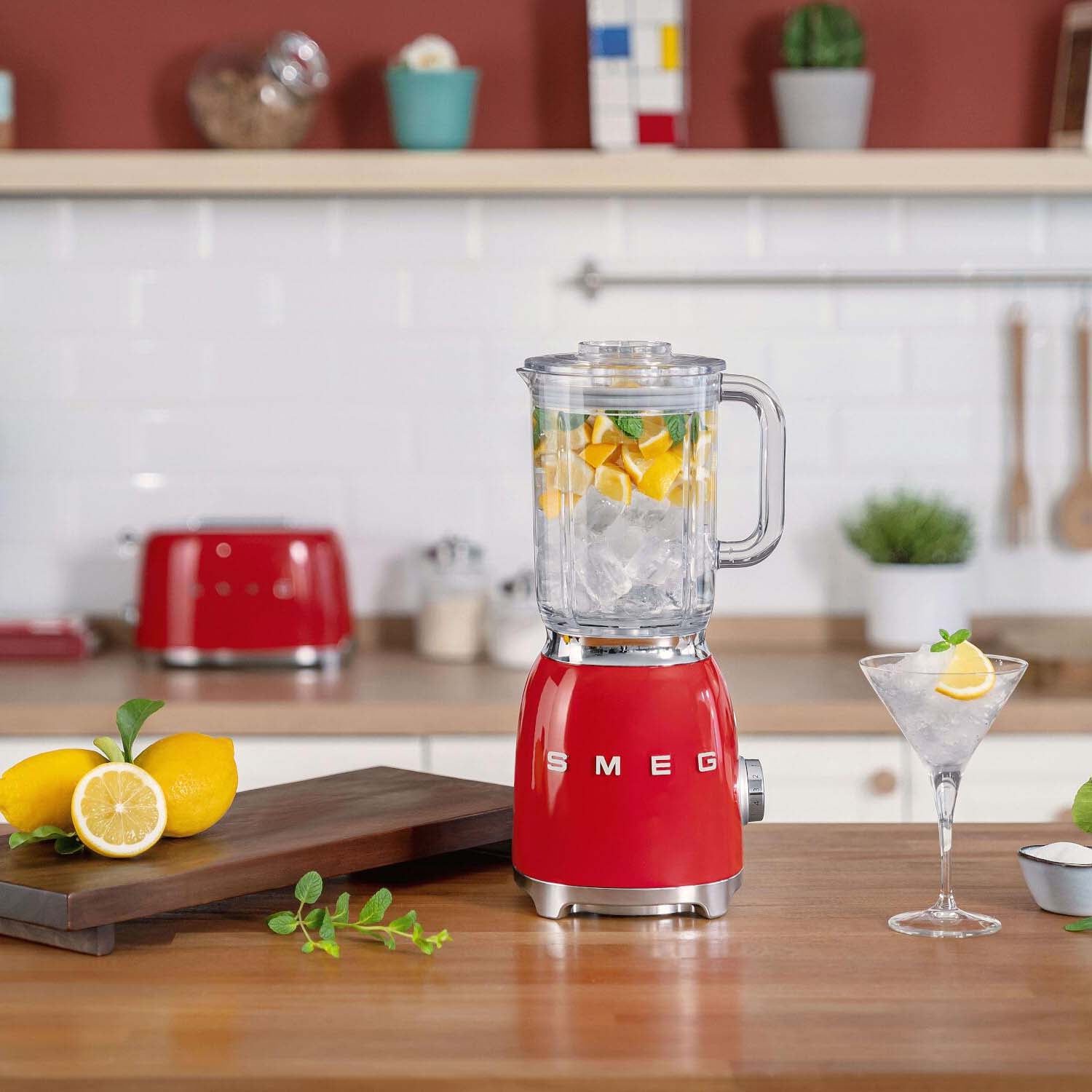 smeg Standmixer "50's Retro Style" - 19,7x16,3x39,7 cm (Rot)