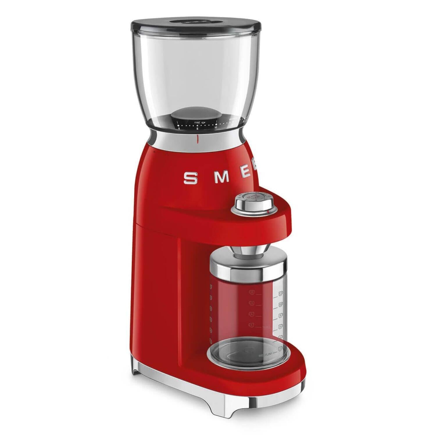 smeg Kaffeemühle "50's Retro Style" - 15x22x38,5 cm (Rot)