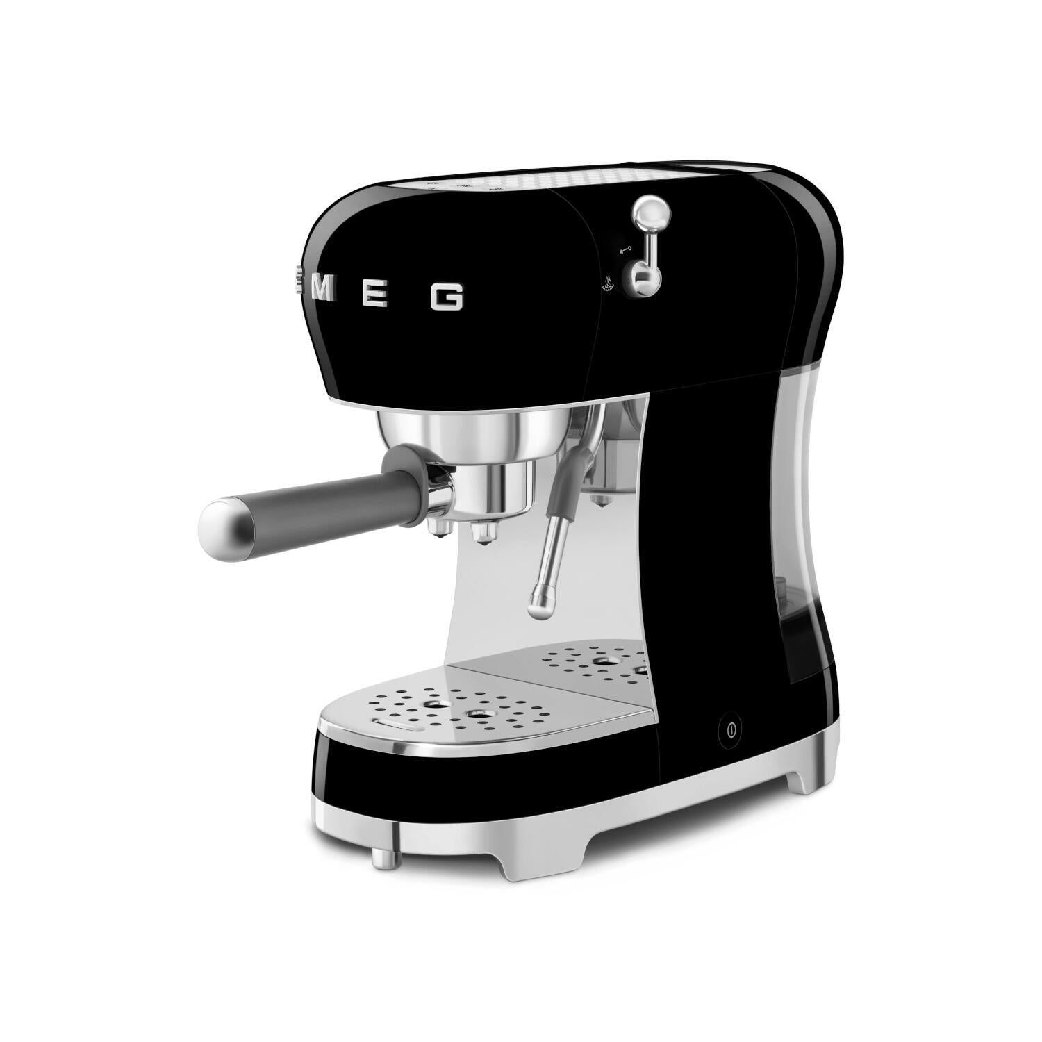 smeg Espresso-Kaffeemaschine "50's Retro Style" - 14,9x32,9x33 cm (Schwarz)