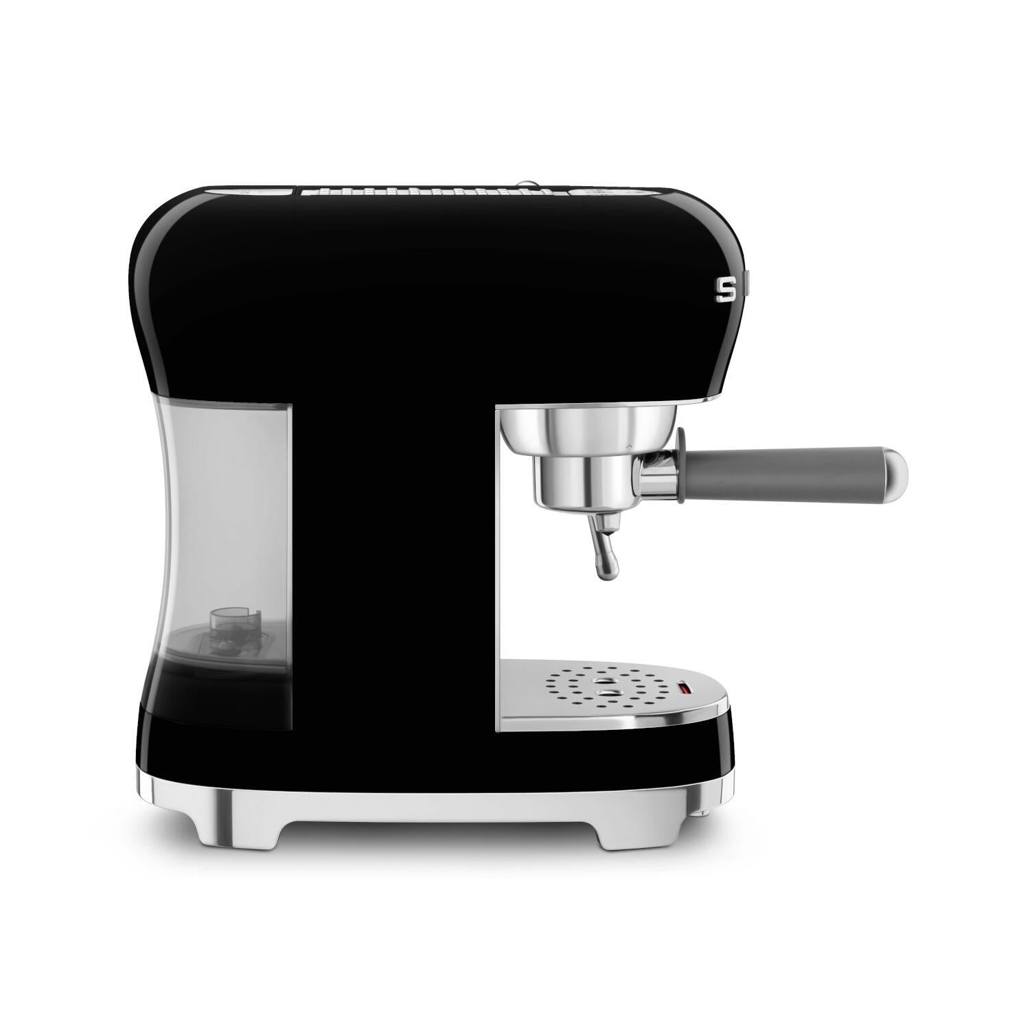 smeg Espresso-Kaffeemaschine "50's Retro Style" - 14,9x32,9x33 cm (Schwarz)