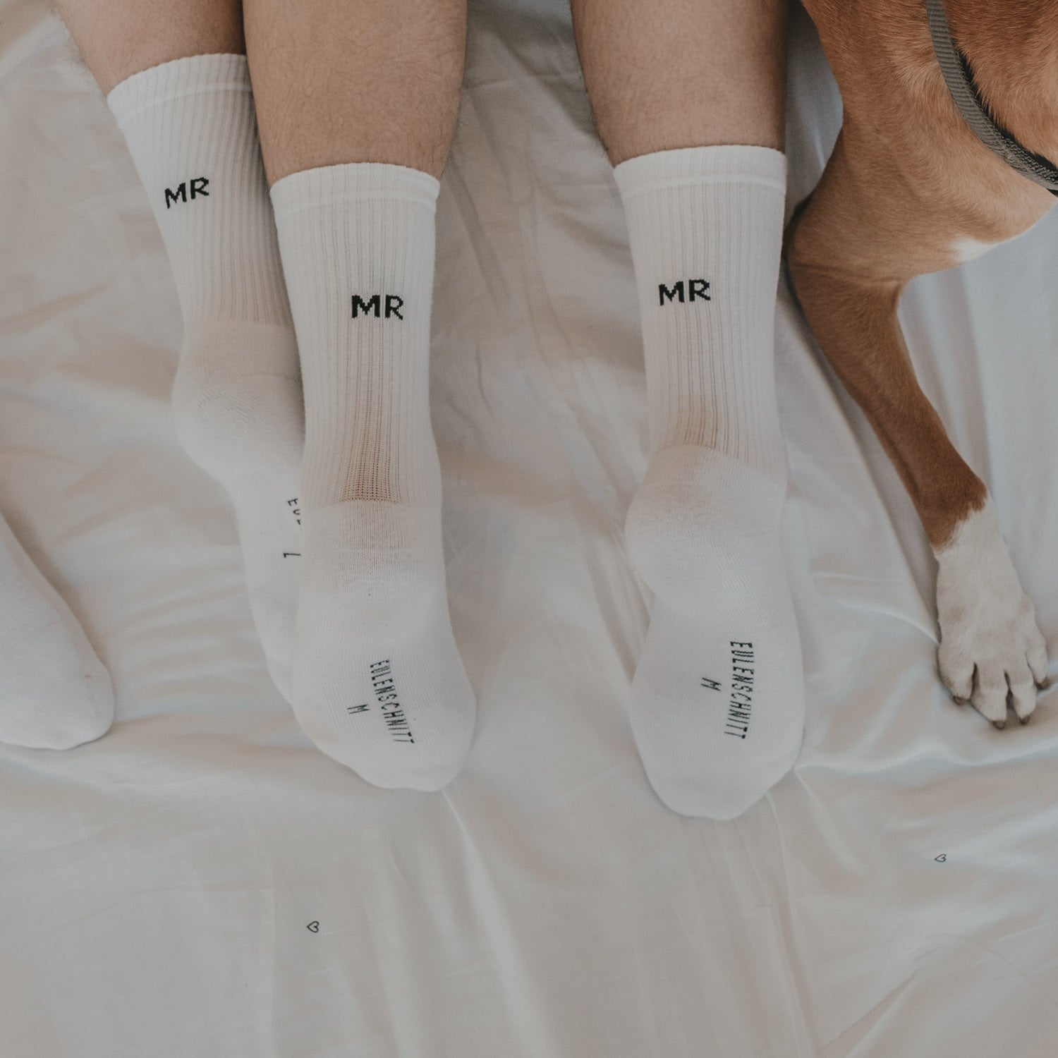 Socken "Mr" (Weiß)