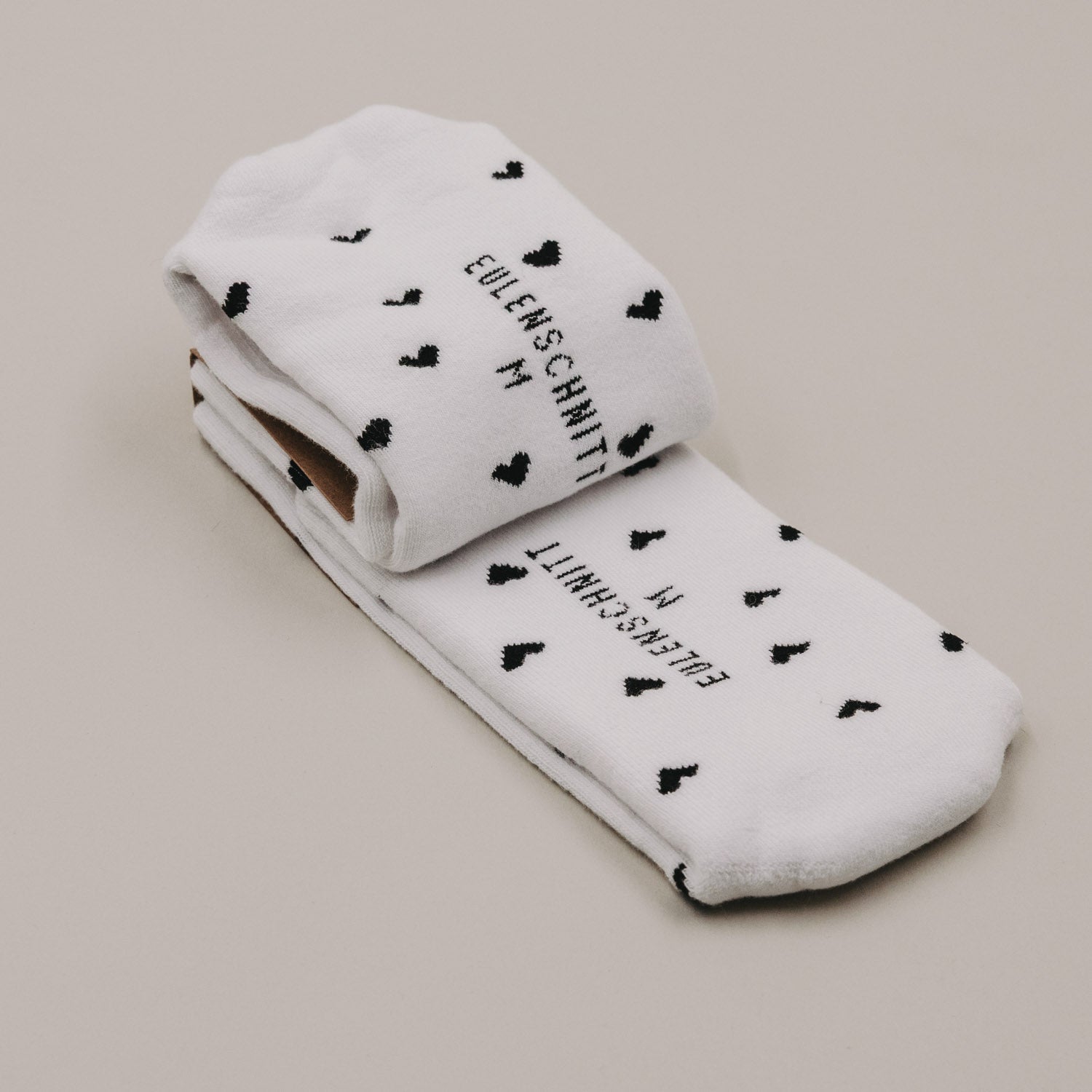 Socken "Allover Herzen" (Schwarz)