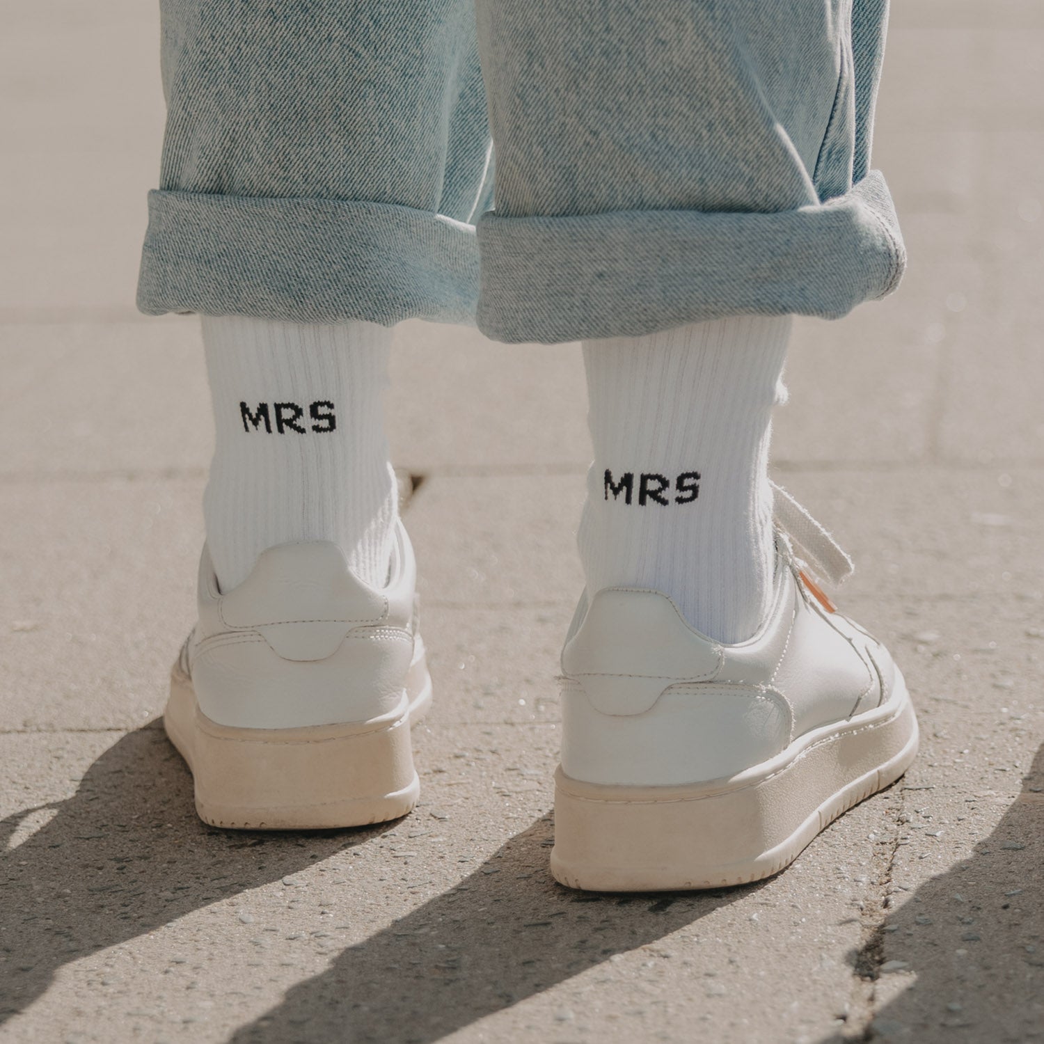 Socken "Mrs" (Weiß)