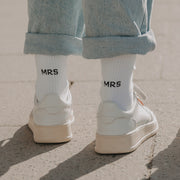 Socken "Mrs" (Weiß)