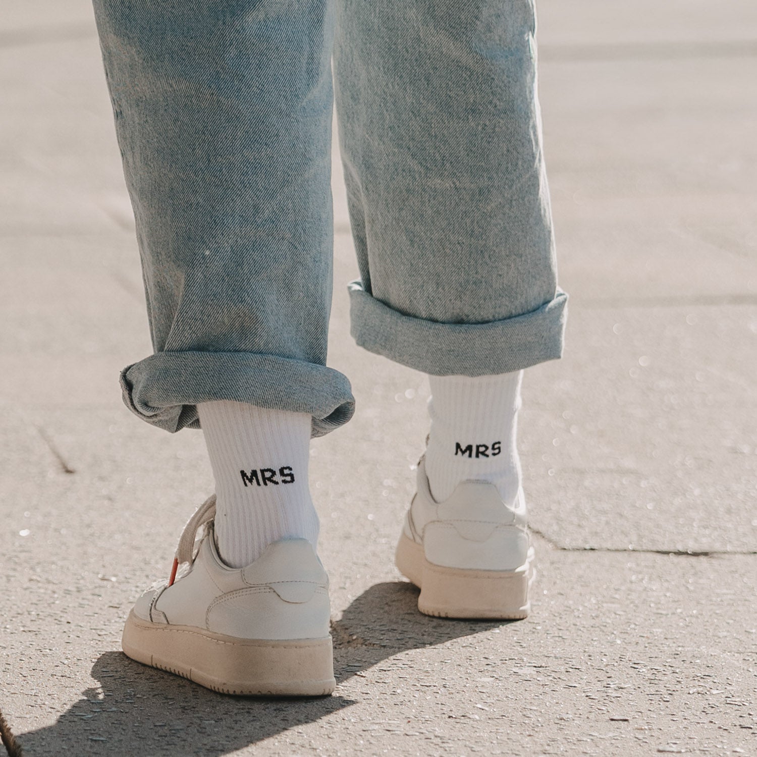 Socken "Mrs" (Weiß)