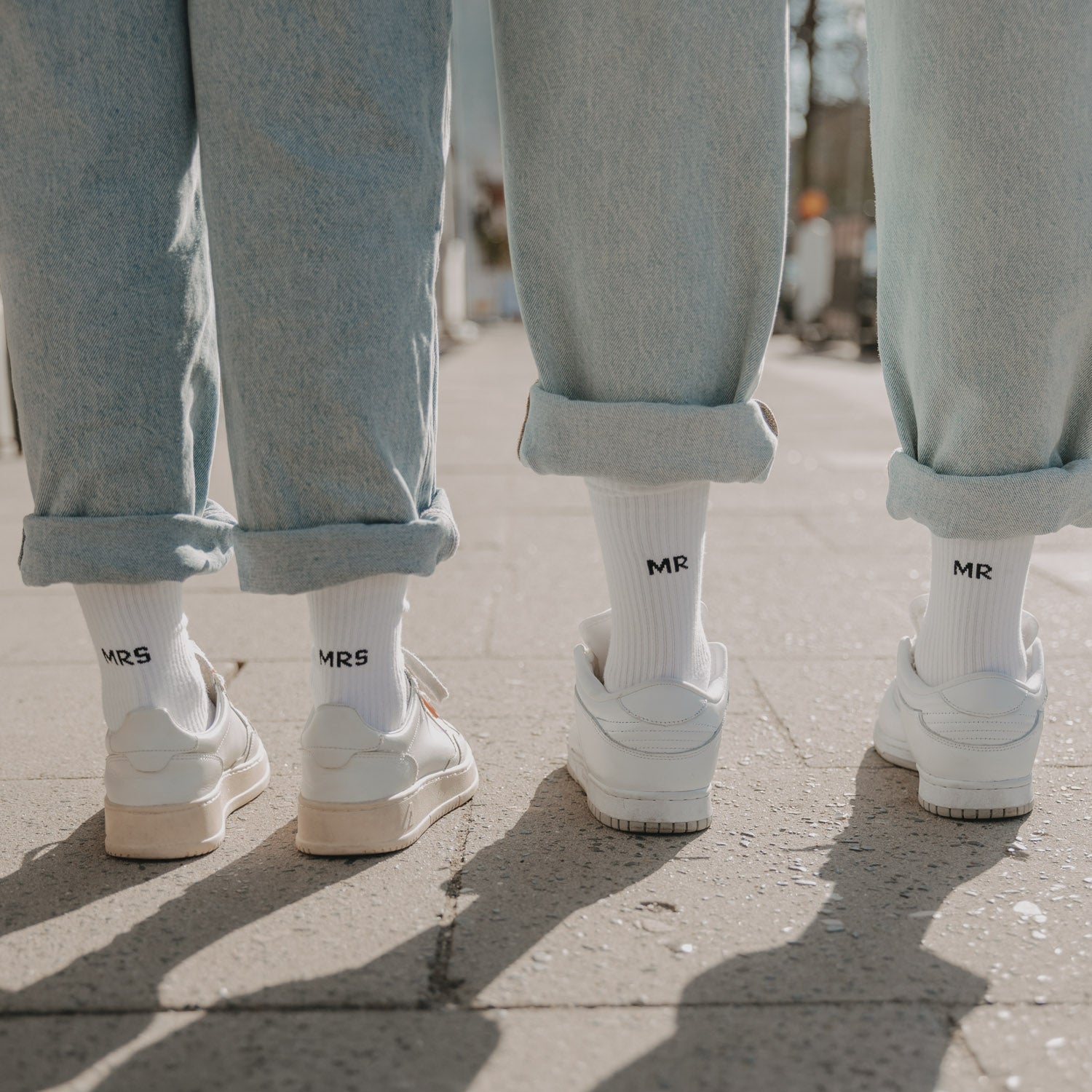 Socken "Mrs" (Weiß)