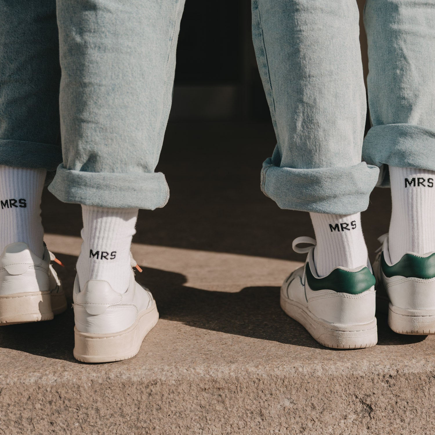 Socken "Mrs" (Weiß)
