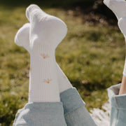 Socken "Allover Daisy" (Weiß)