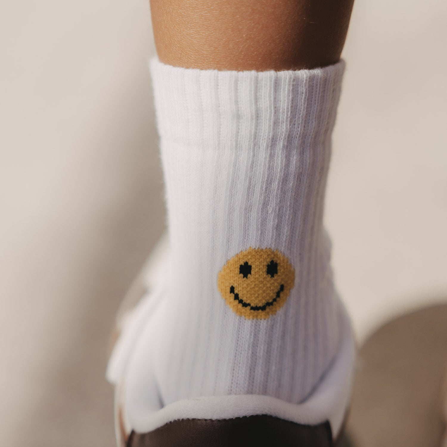 Kids Socken "Smiley" (Weiß)