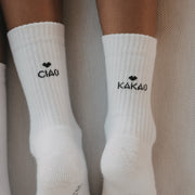 Kids Socken "Ciao Kakao" (Weiß)