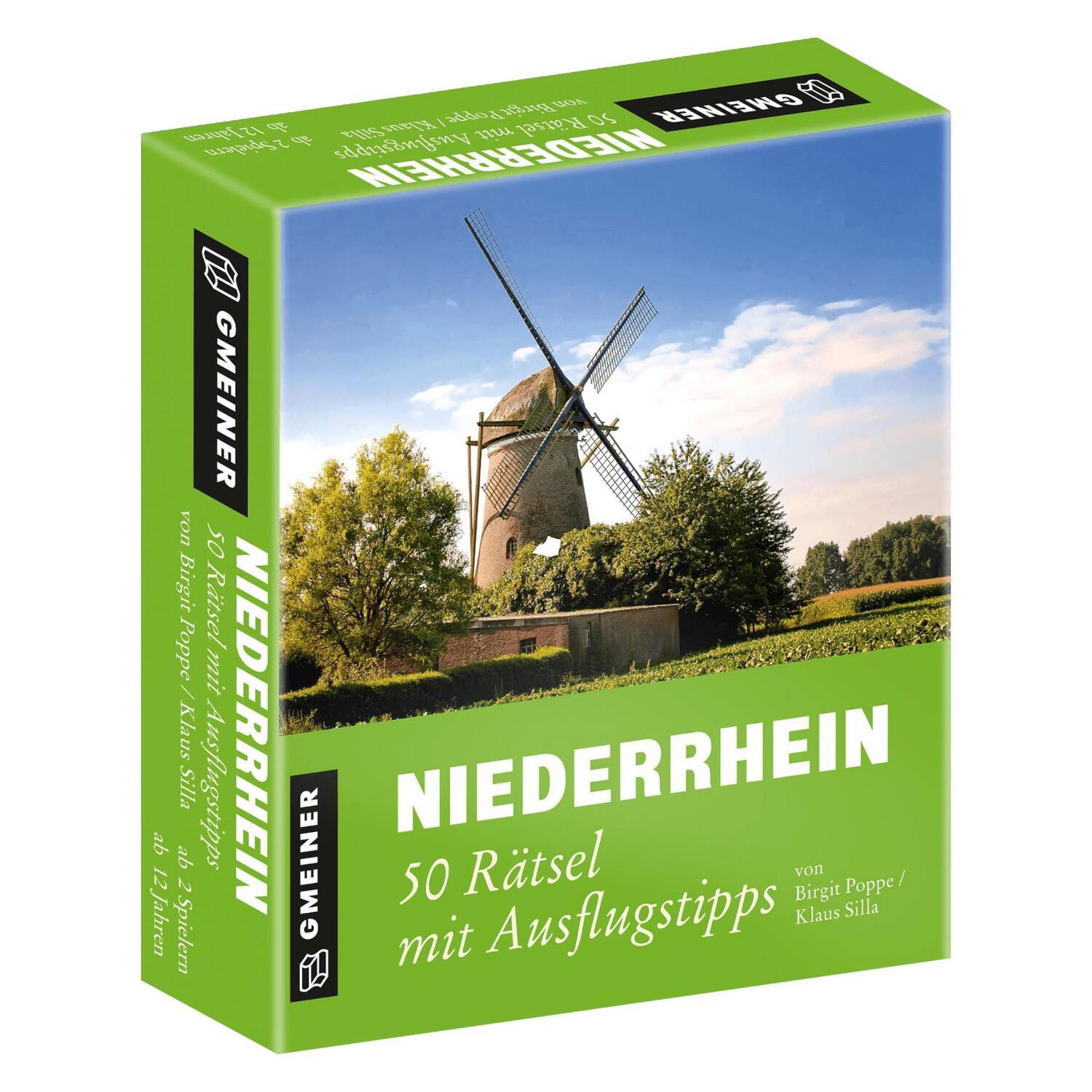 Niederrhein- 50 Rätsel mit Ausflugstipps