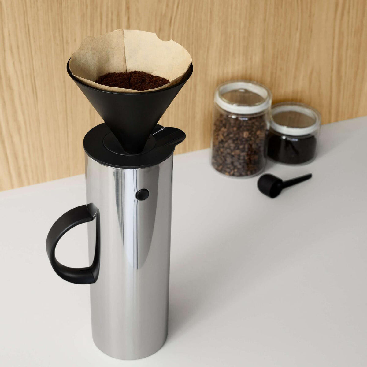 Kaffeefilter "Nohr - Slow Brew" - 9,8x11,7 cm (Black Metallic)