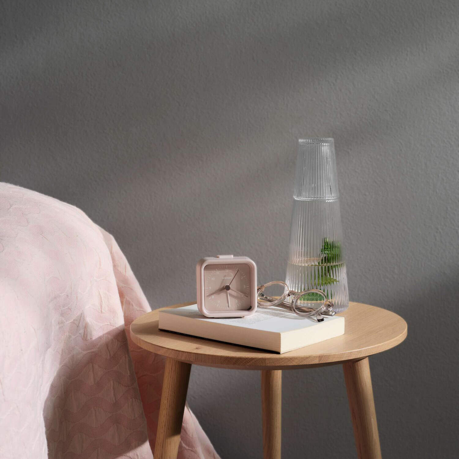 Wecker "Okiru" - 4x8x8 cm (Rose)