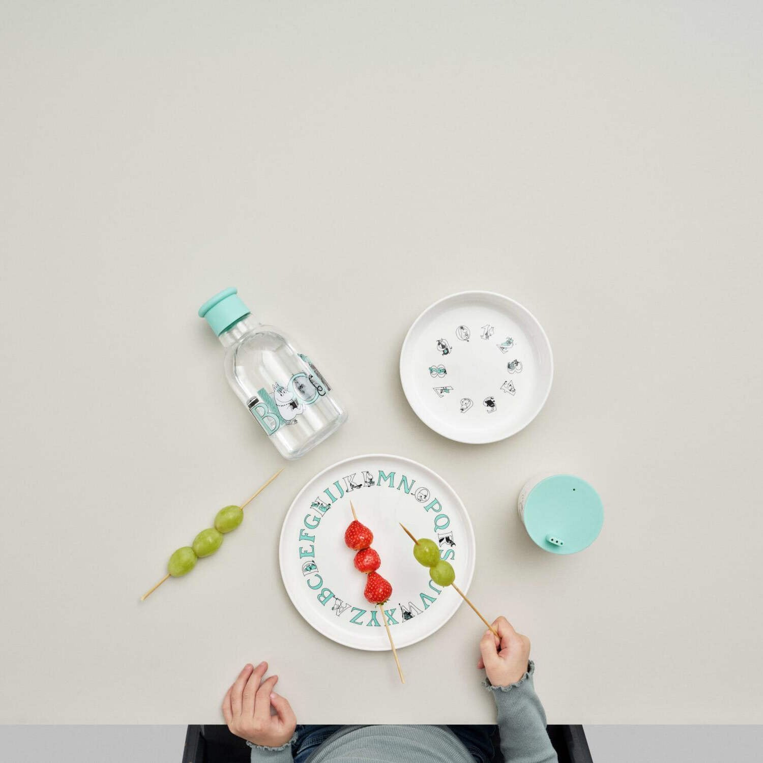 Trinkflasche "Moomin" - 500 ml (Türkis)