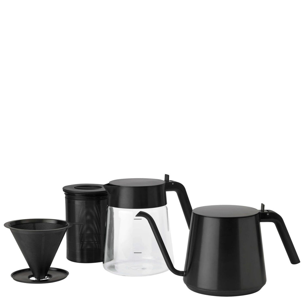 Kaffeefilter "Nohr - Slow Brew" - 9,8x11,7 cm (Black Metallic)