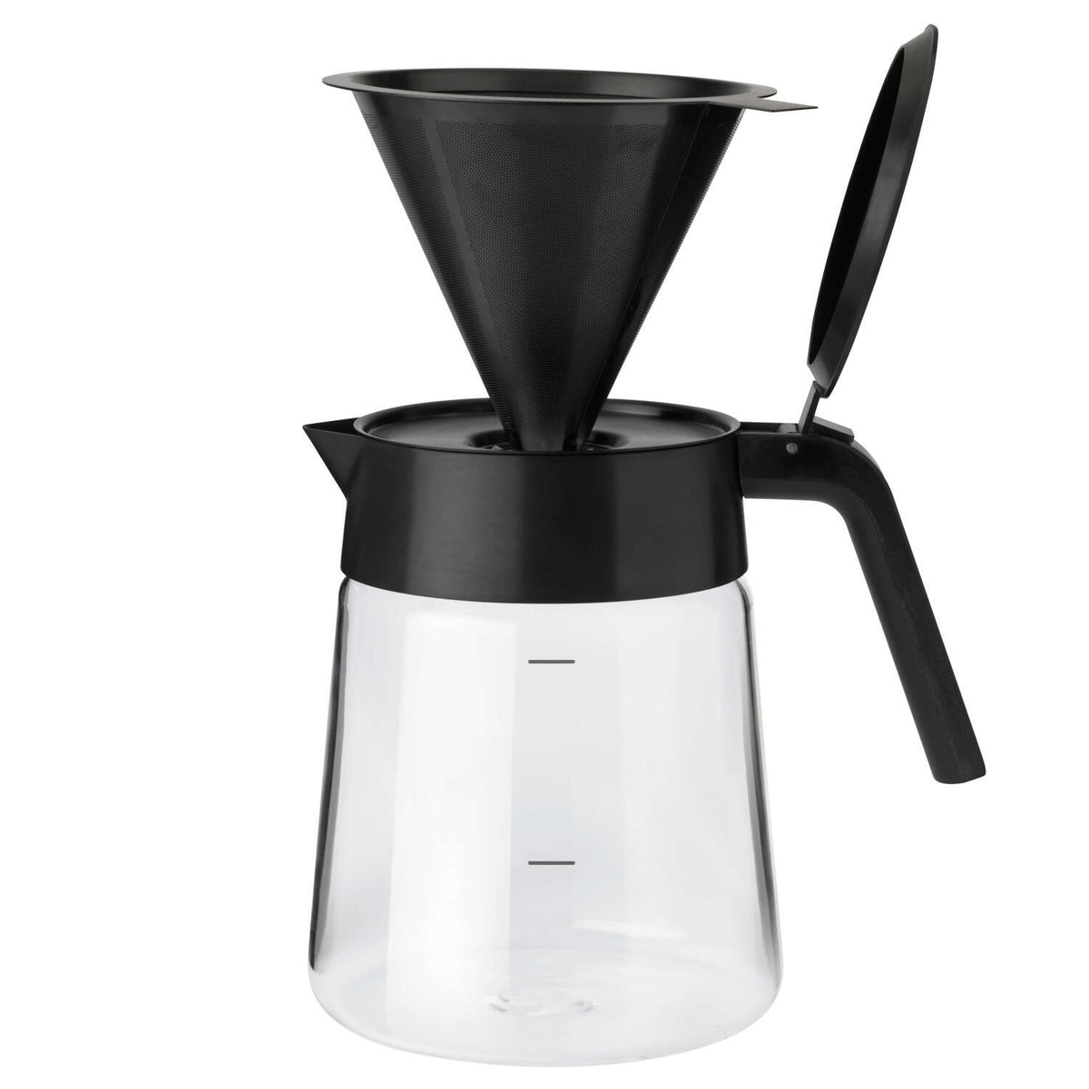 Kaffeefilter "Nohr - Slow Brew" - 9,8x11,7 cm (Black Metallic)