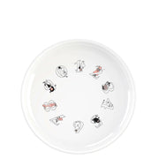 Suppenteller "Moomin ABC" - 15 cm (Rosa/Weiß)