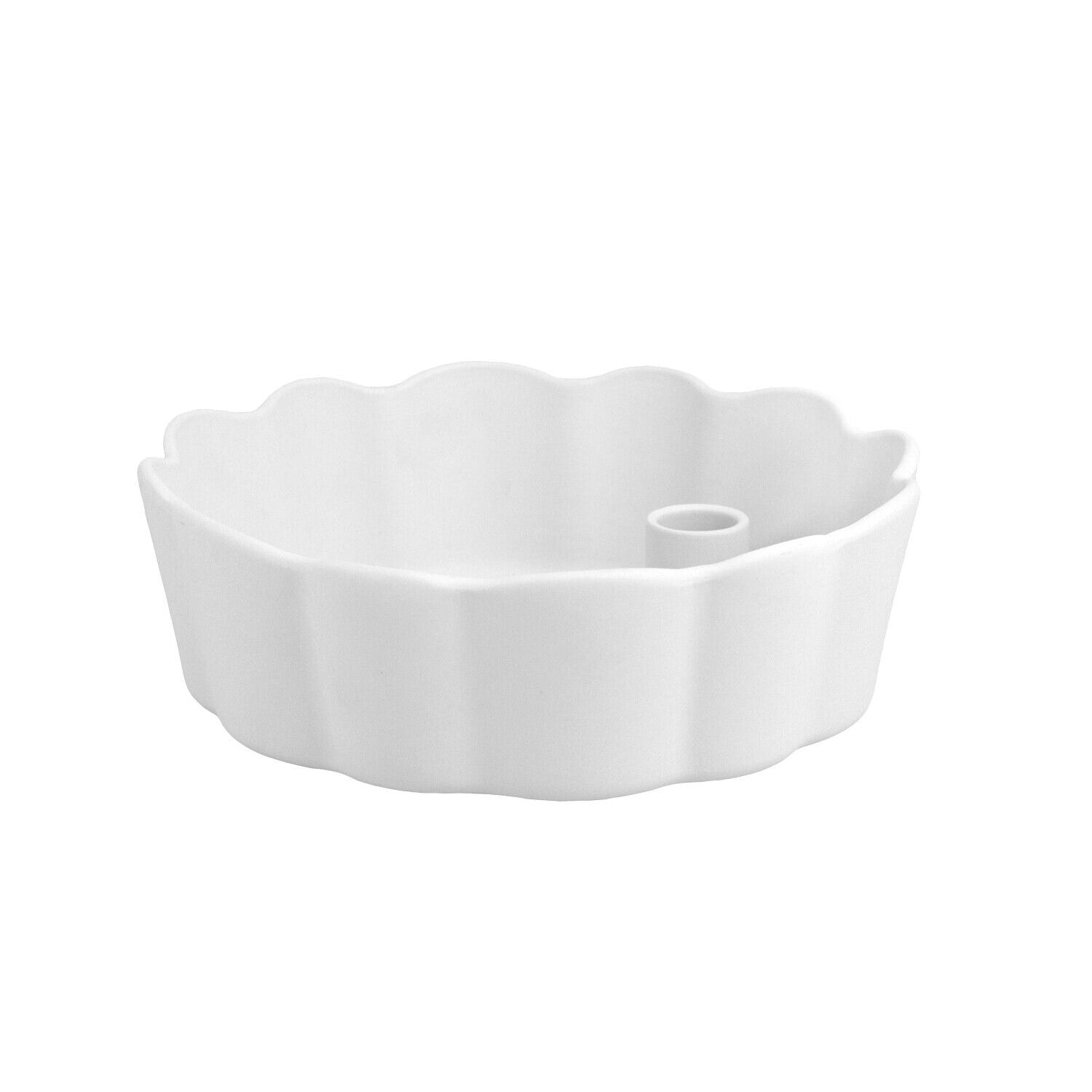 Kerzenhalter "Lidatorp Daisy" - 21x21x7 cm (Weiß)