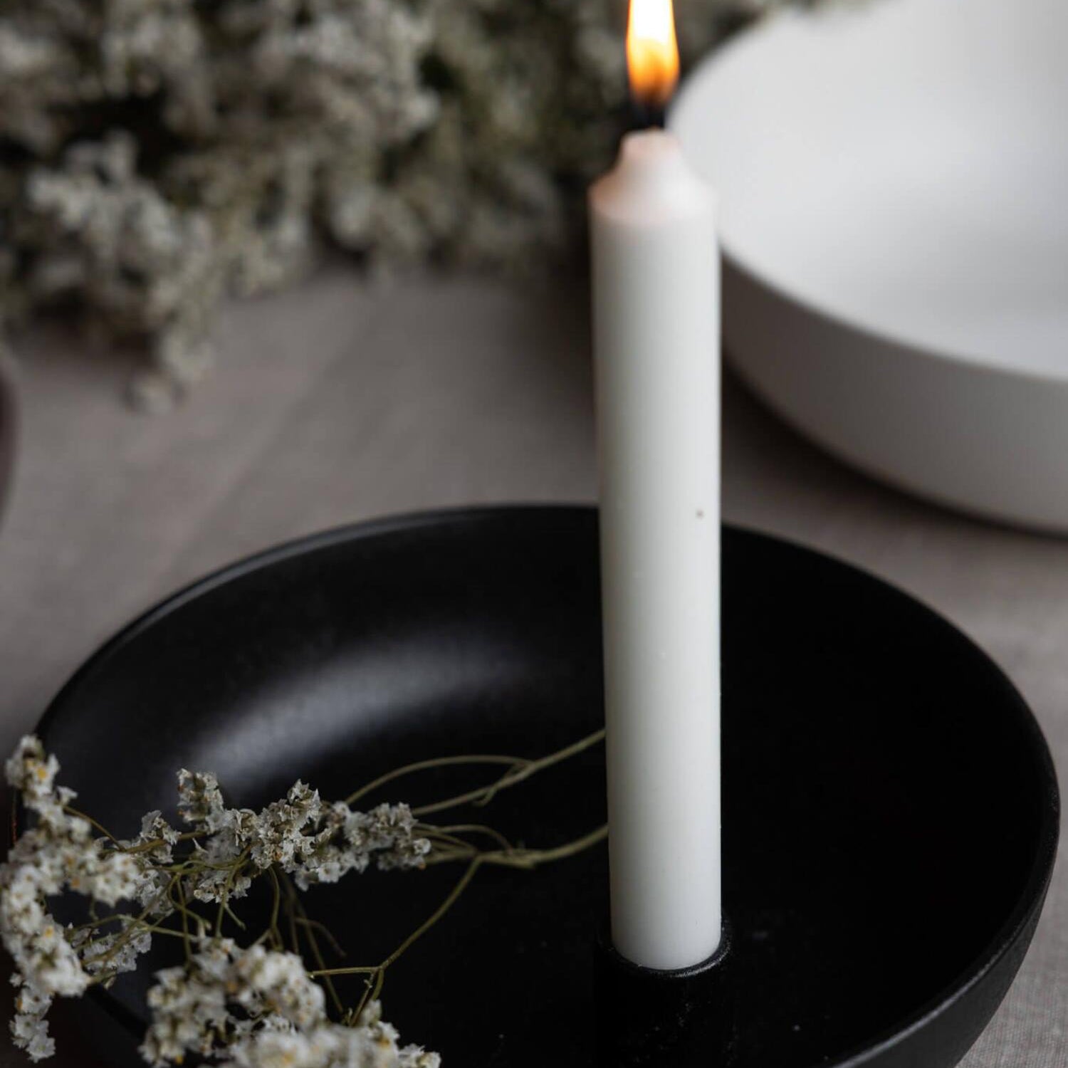 Kerzenhalter "Lidatorp" - 21x21x5 cm (Schwarz)