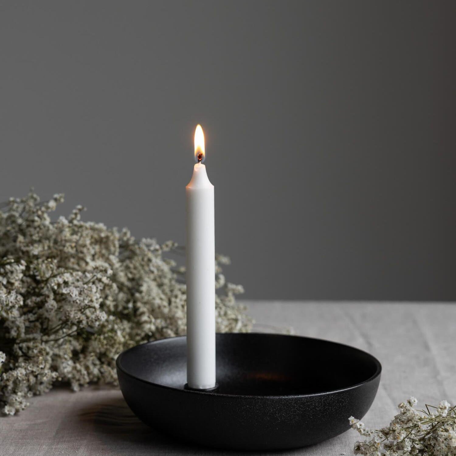 Kerzenhalter "Lidatorp" - 21x21x5 cm (Schwarz)