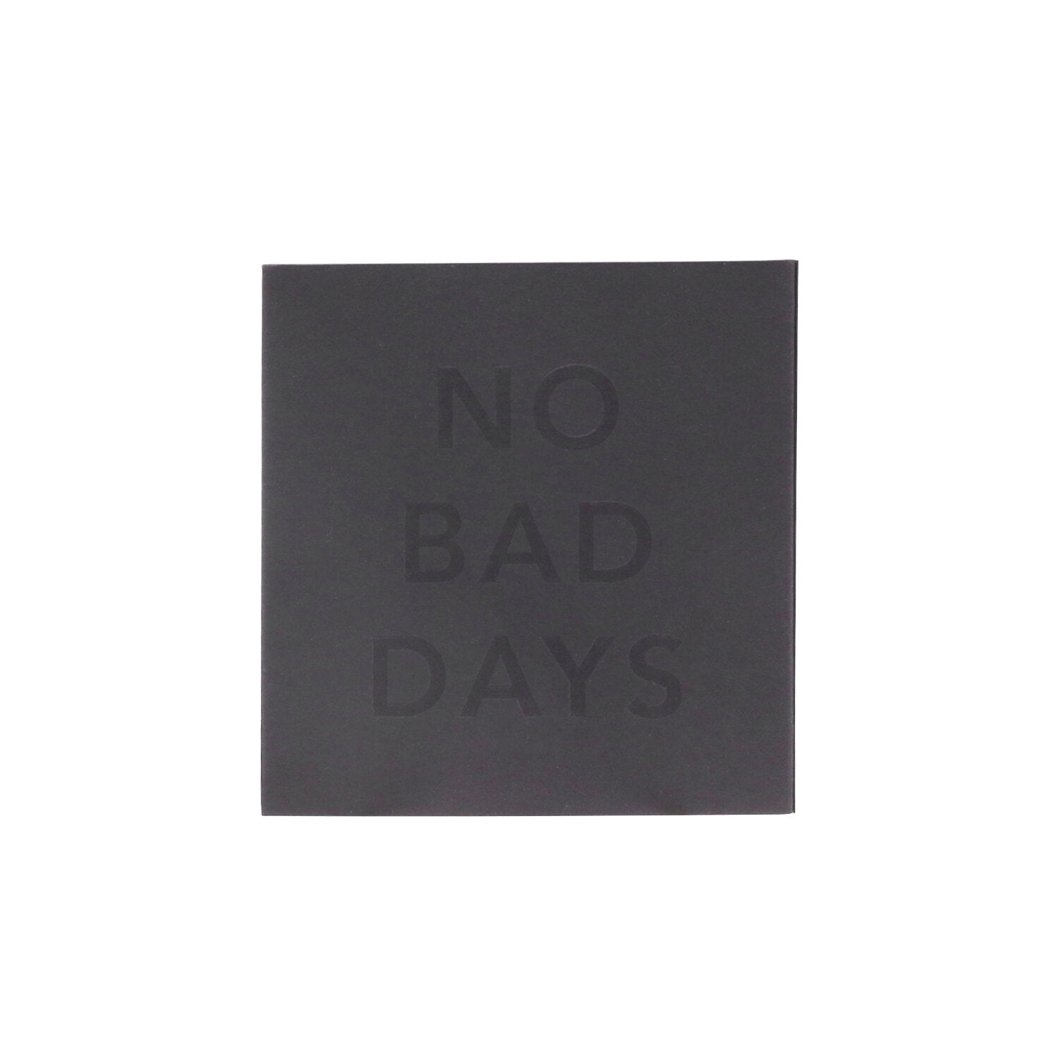 Streichhölzer "No bad days" - 10,1x10,3x1,5 cm (Schwarz)