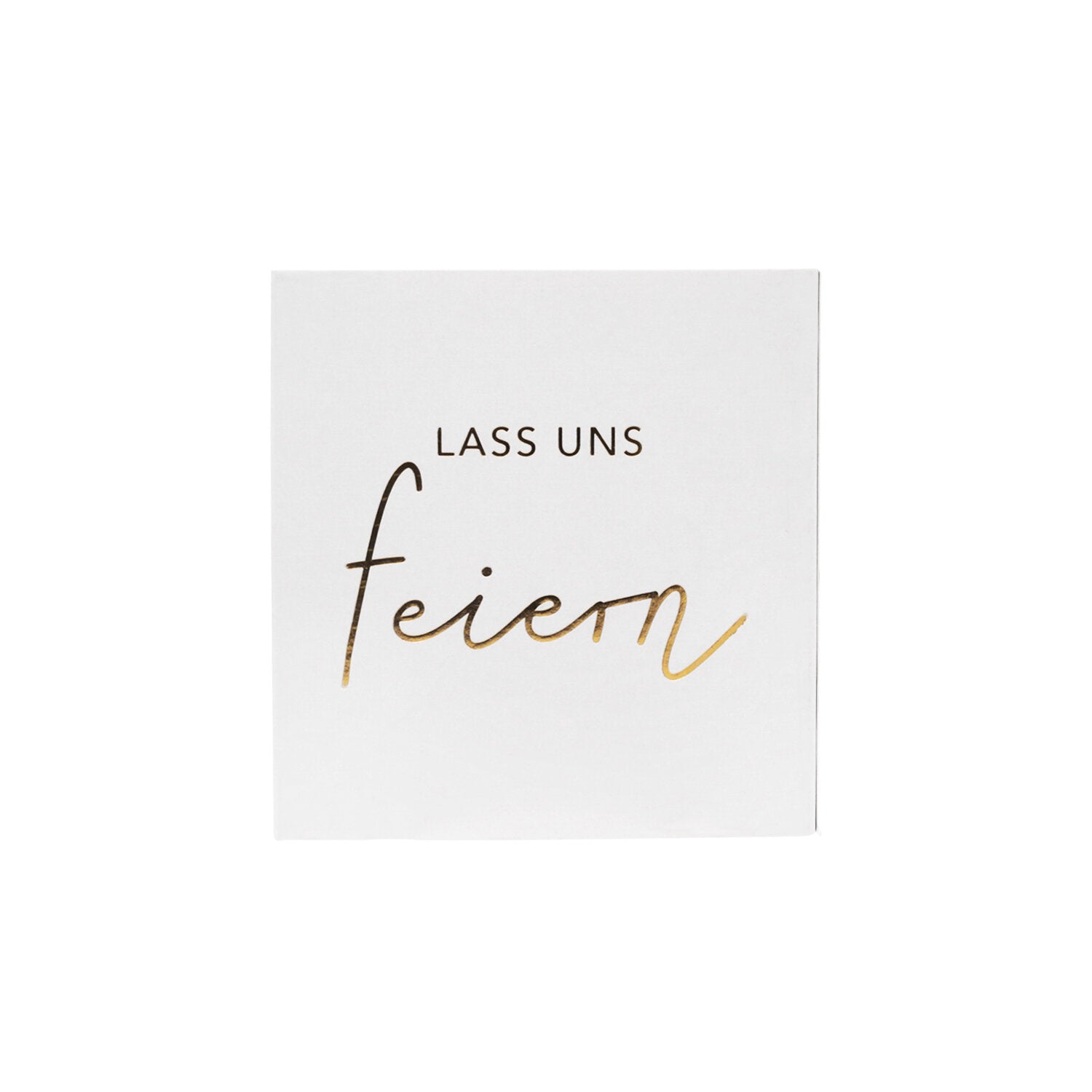 Streichhölzer "Feiern" - 10,1x10,3x1,5 cm