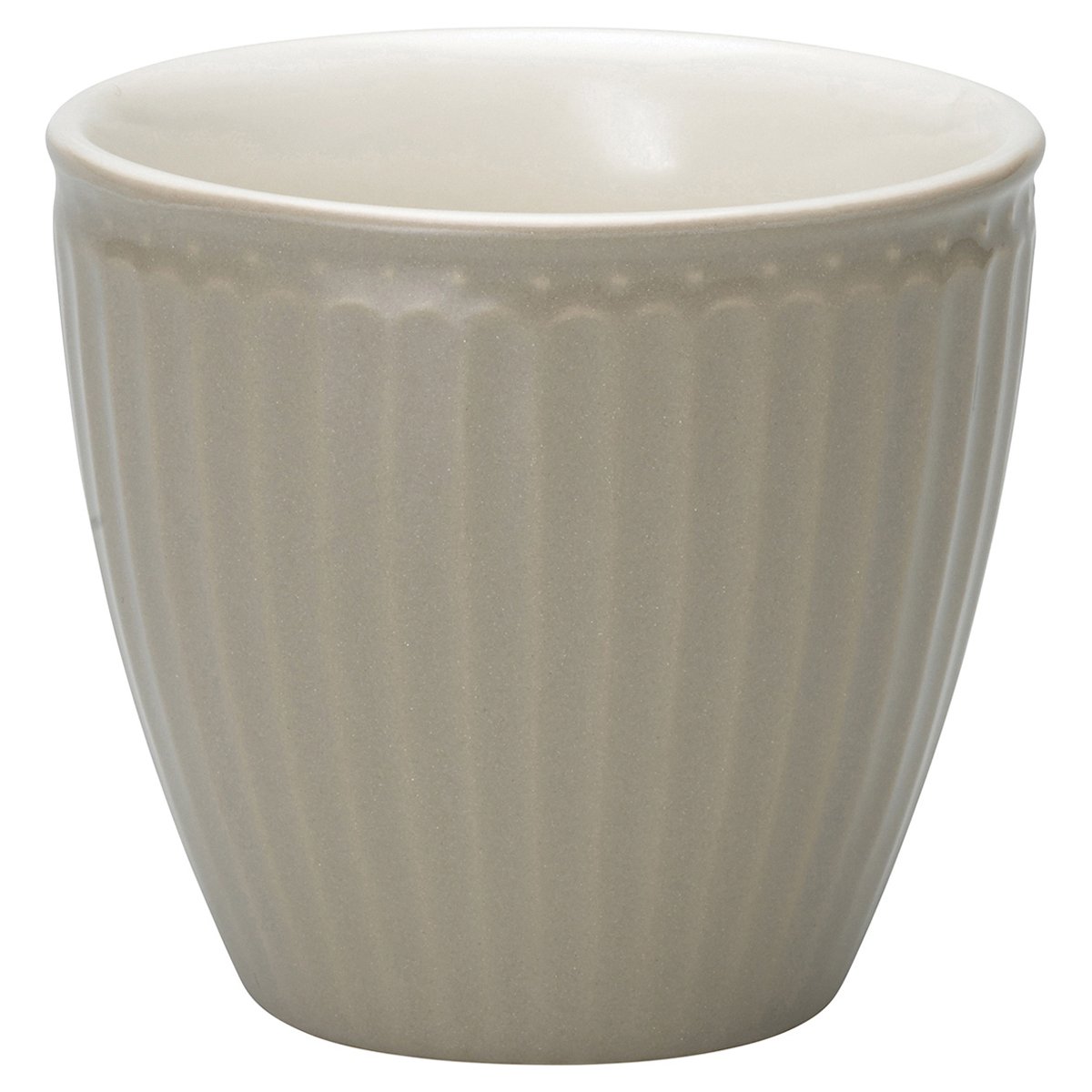 GreenGate Latte Cup "Alice" (Warm Grey)