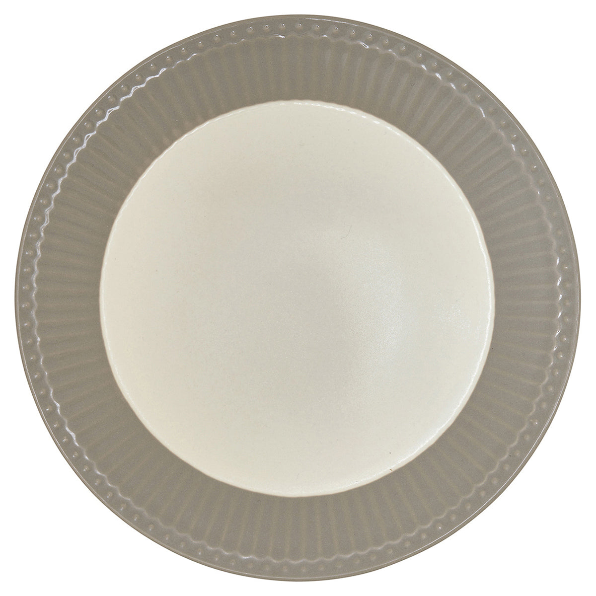 GreenGate Frühstücksteller "Alice" (Warm Grey)