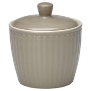 Zuckerdose "Alice" (Warm Grey)