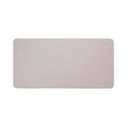 Beige Schreibtischunterlage mit geprägtem Herzmotiv, rechteckig