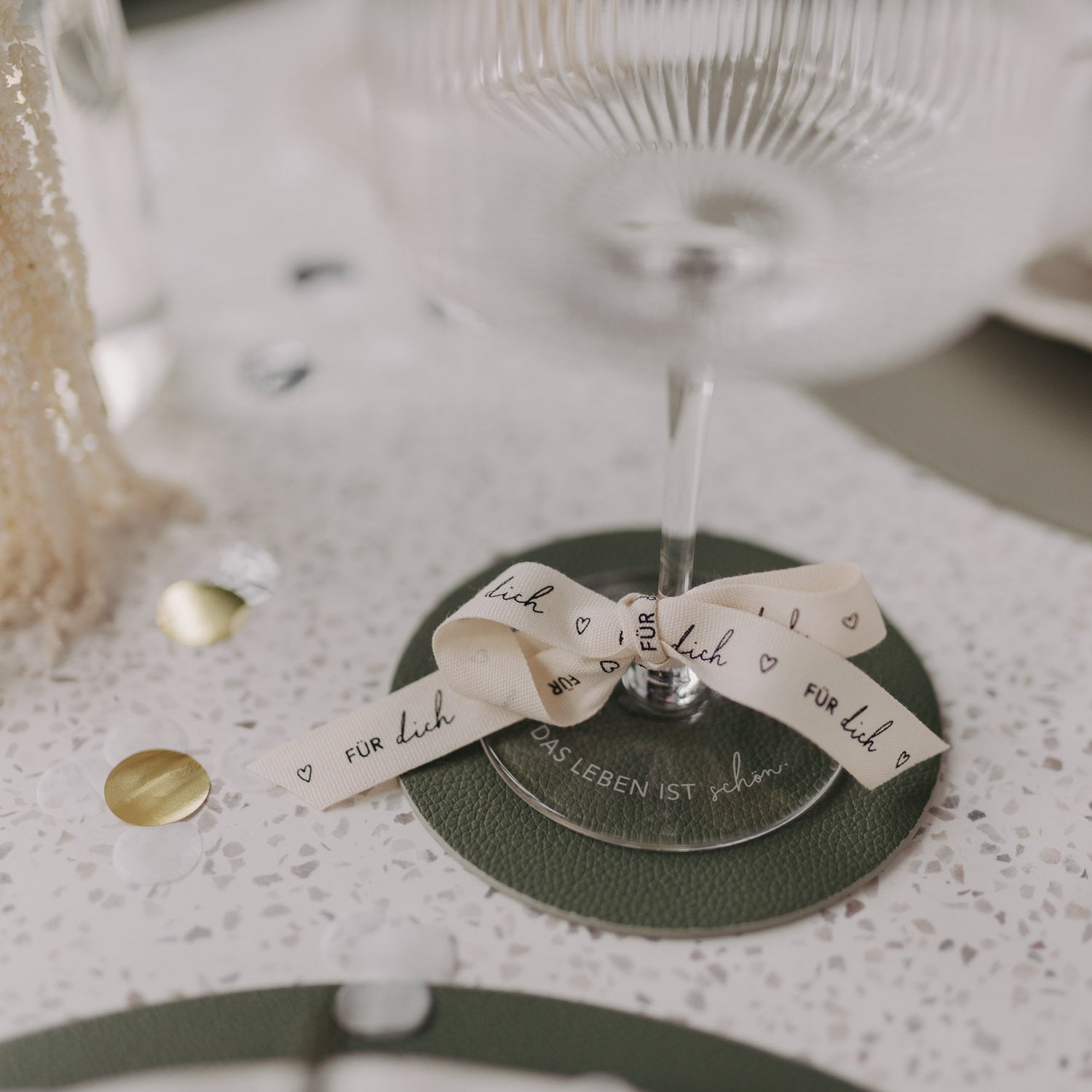 Geschenkband "Für dich" - 5 m