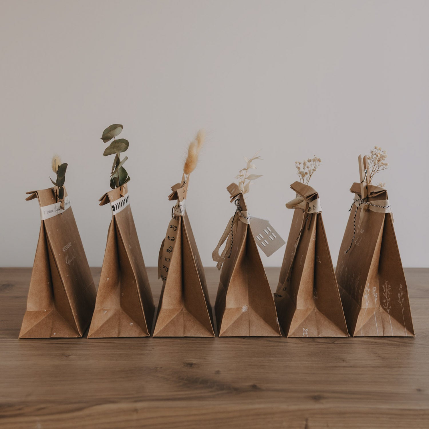 Papiertüten "Ostern" im 6er-Set - S