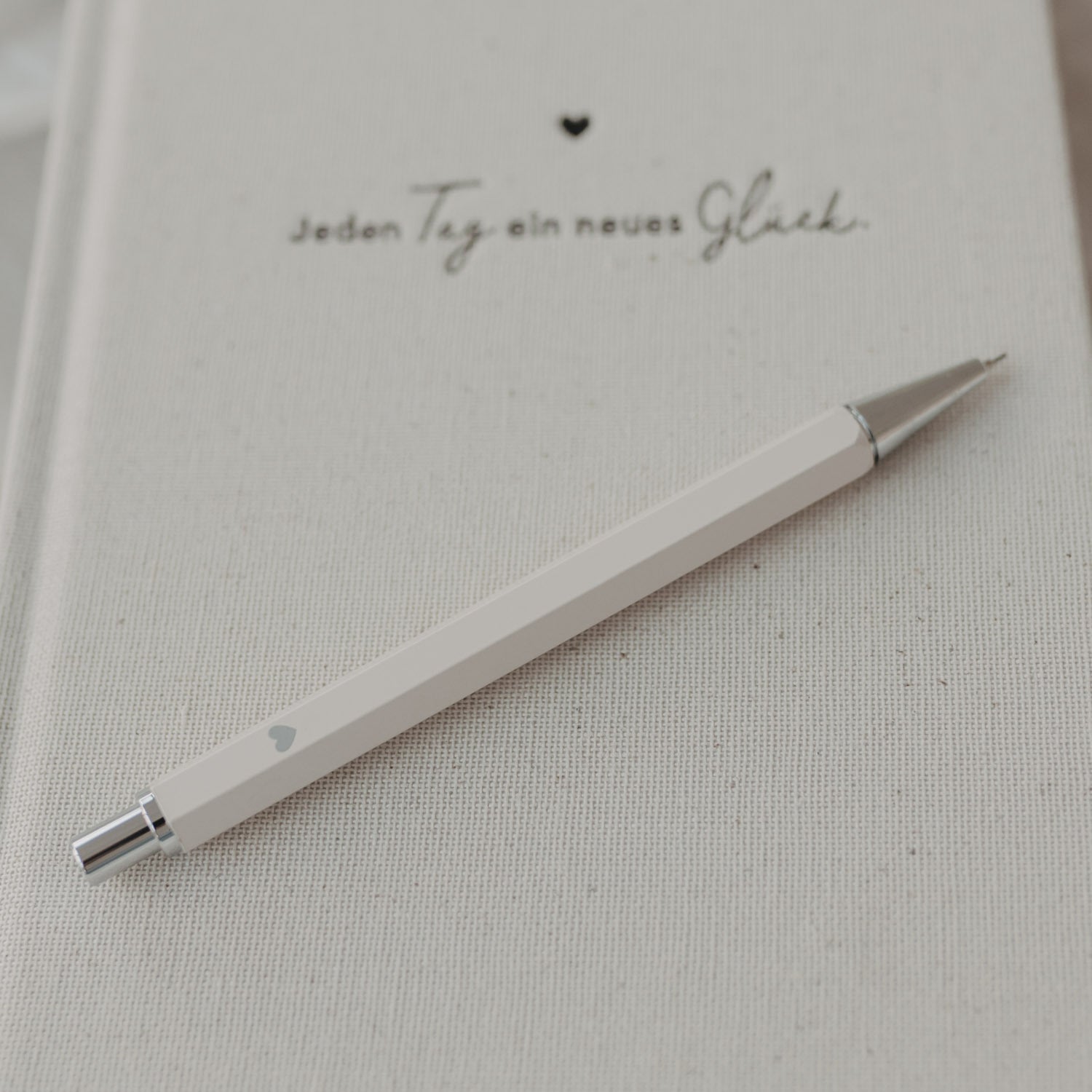 Druckbleistift - 13 cm (Creme)