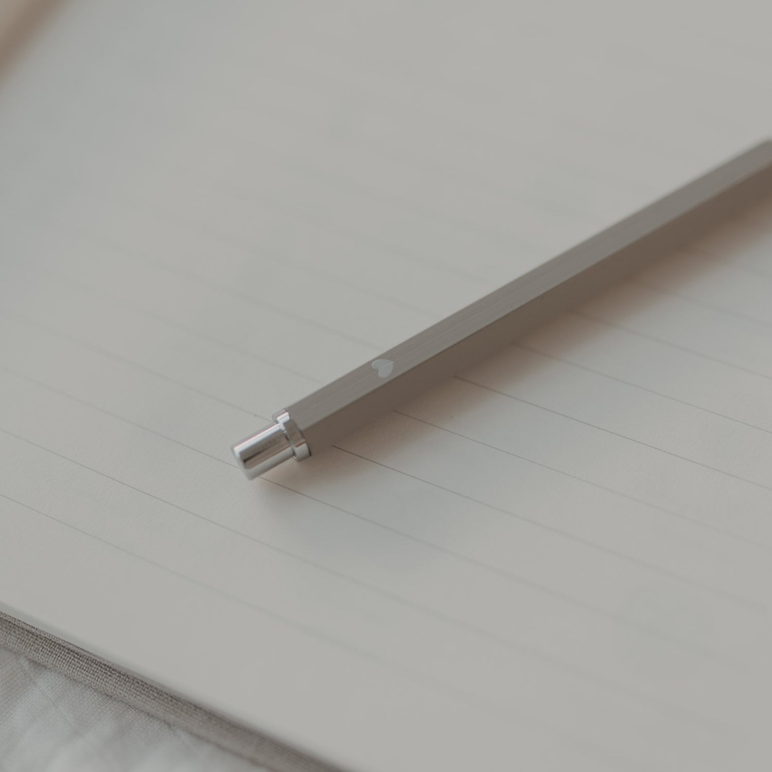 Druckbleistift - 13 cm (Grau)