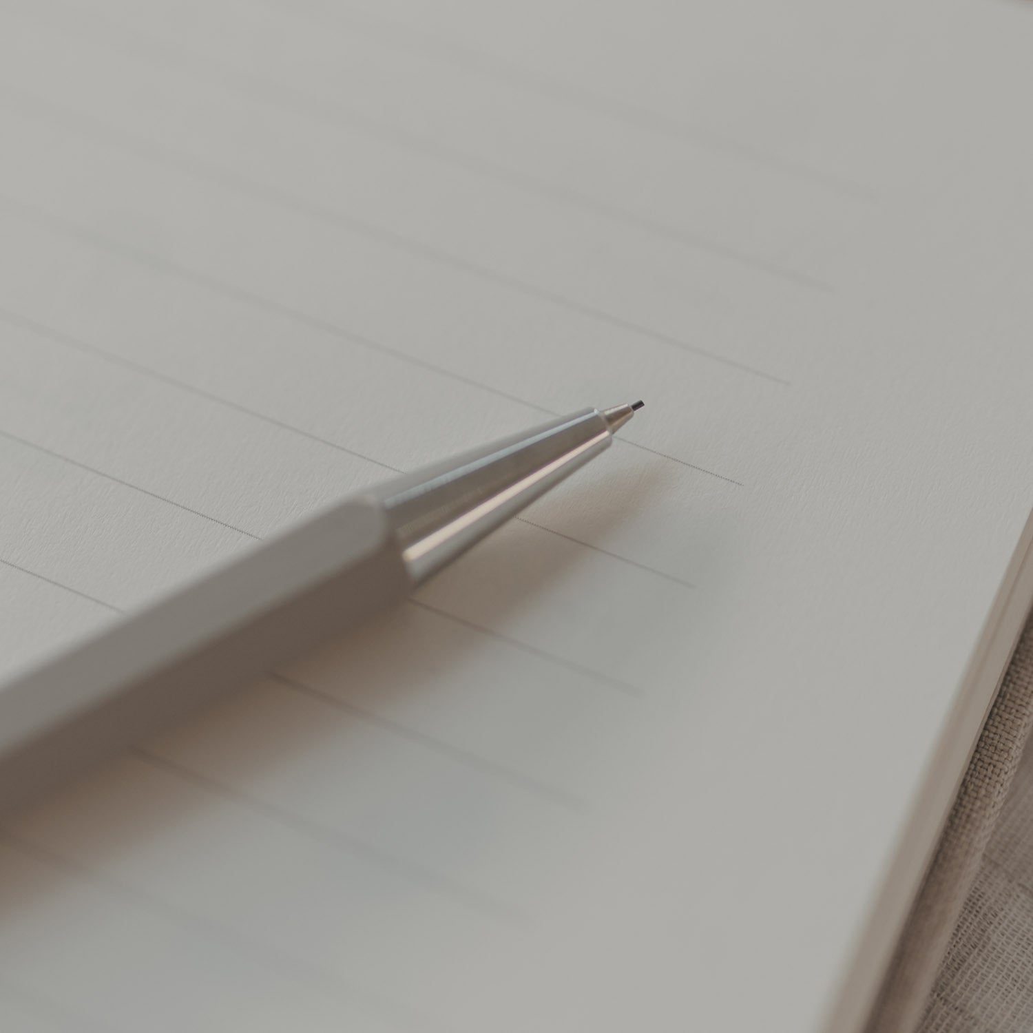 Druckbleistift - 13 cm (Grau)