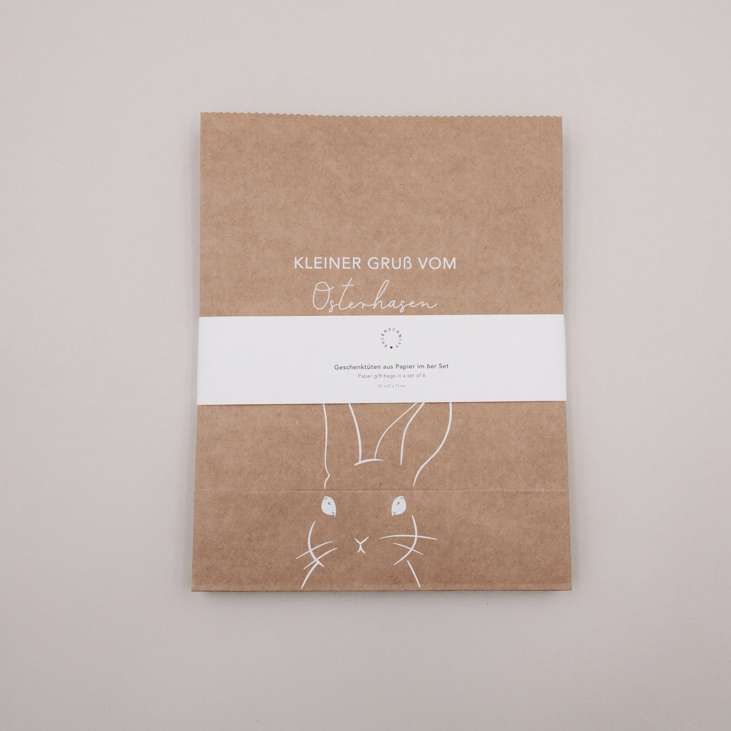Papiertüten "Ostern" im 6er-Set - M