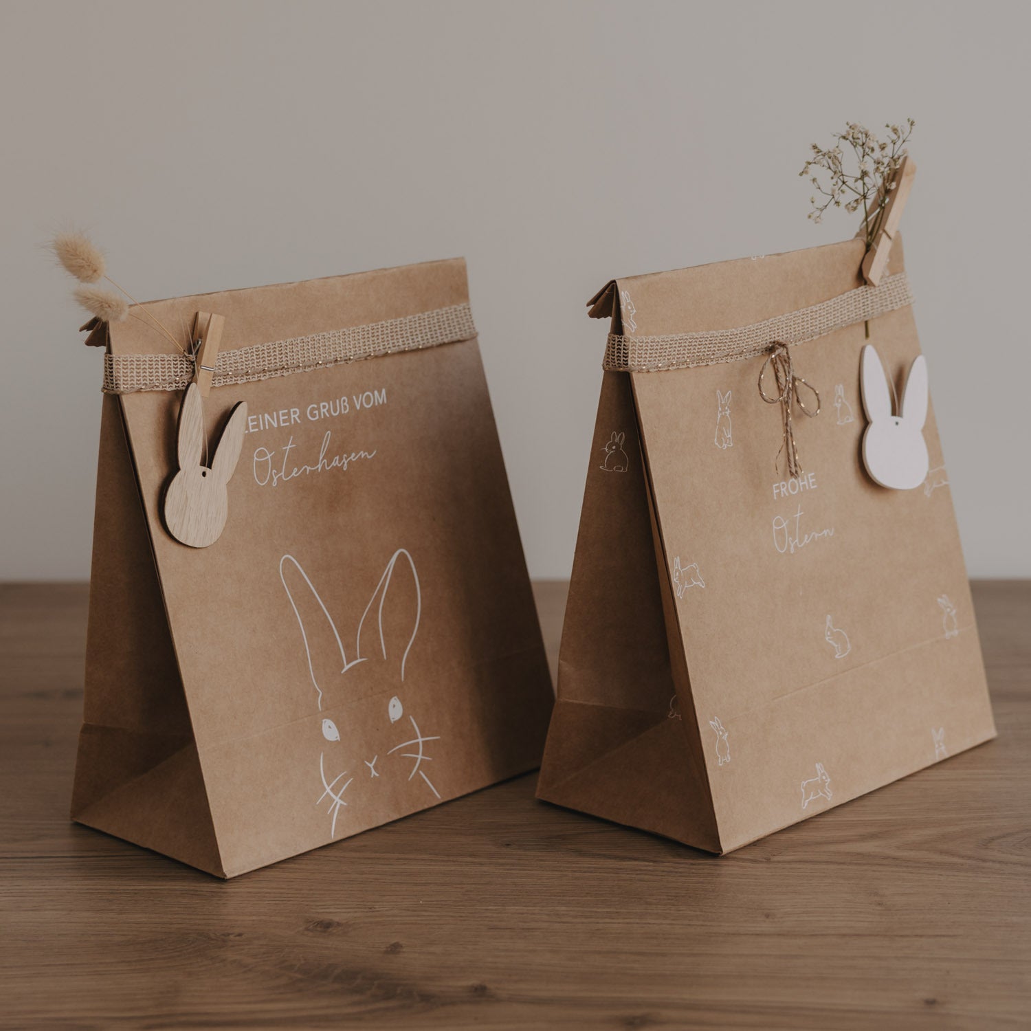 Papiertüten "Ostern" im 6er-Set - M