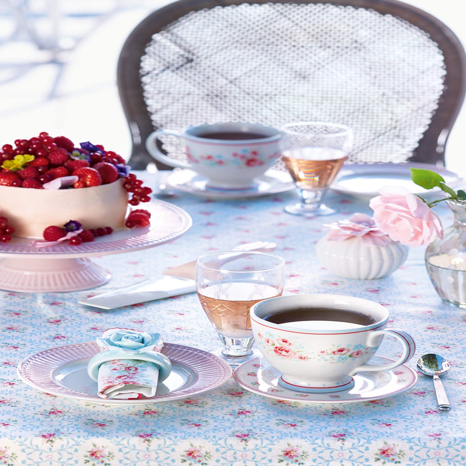 Dessertteller "Alice" (Pale Pink)  - 4er-Set
