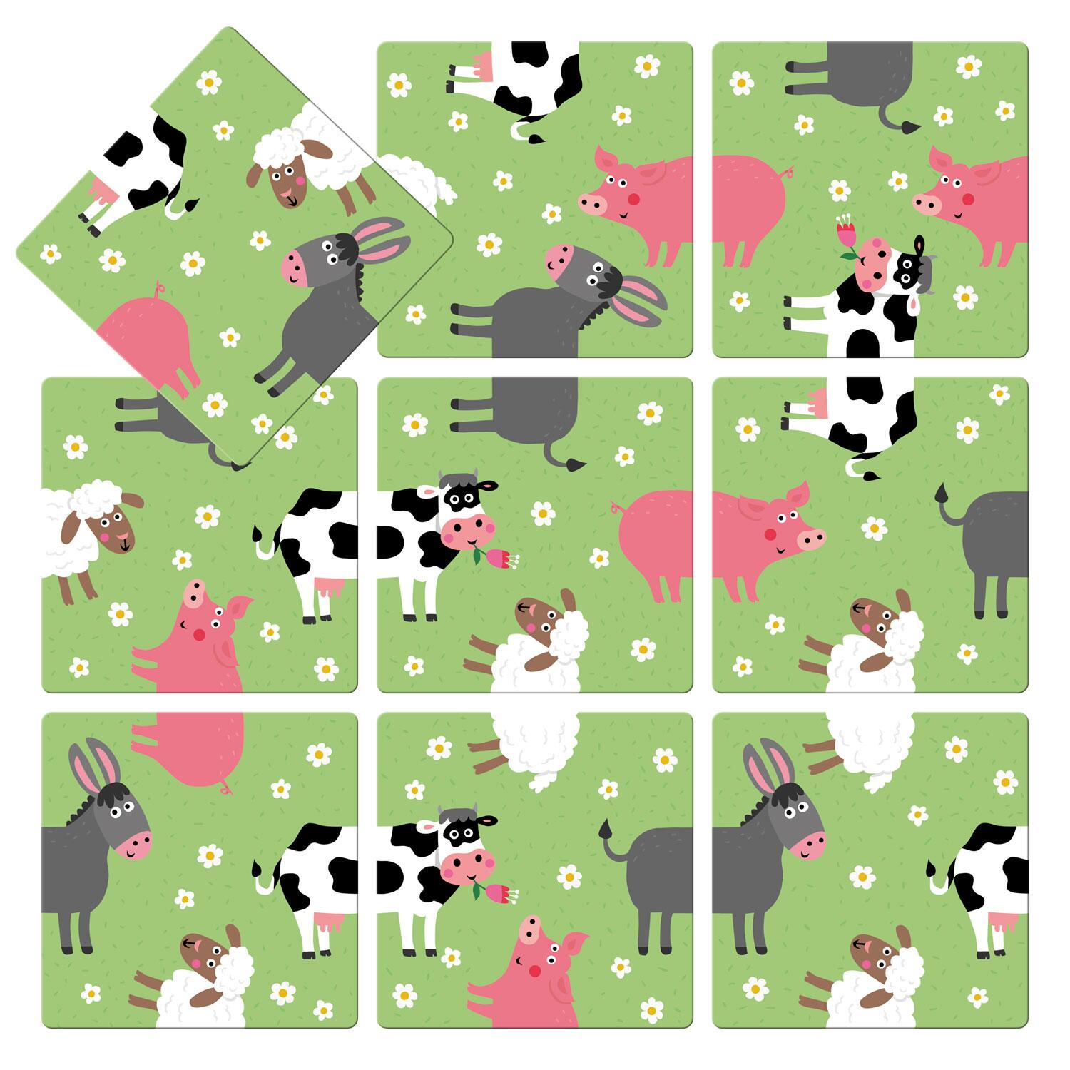 Verflixtes Quadrat – Bauernhoftiere