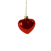 Baumschmuck Herz "Pearly" (Rot)