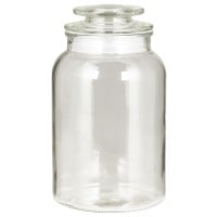 Ib Laursen Vorratsglas mit Deckel - 1,5 l (Transparent)