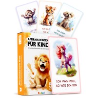 Lernspiel "Affirmationskarten für Kinder: Tierwelt Edition" von Edubini